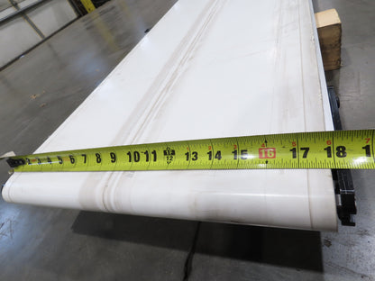 QC Industries 18"x 16'L Flat Belt Conveyor Automation Series  -No Drive Motor