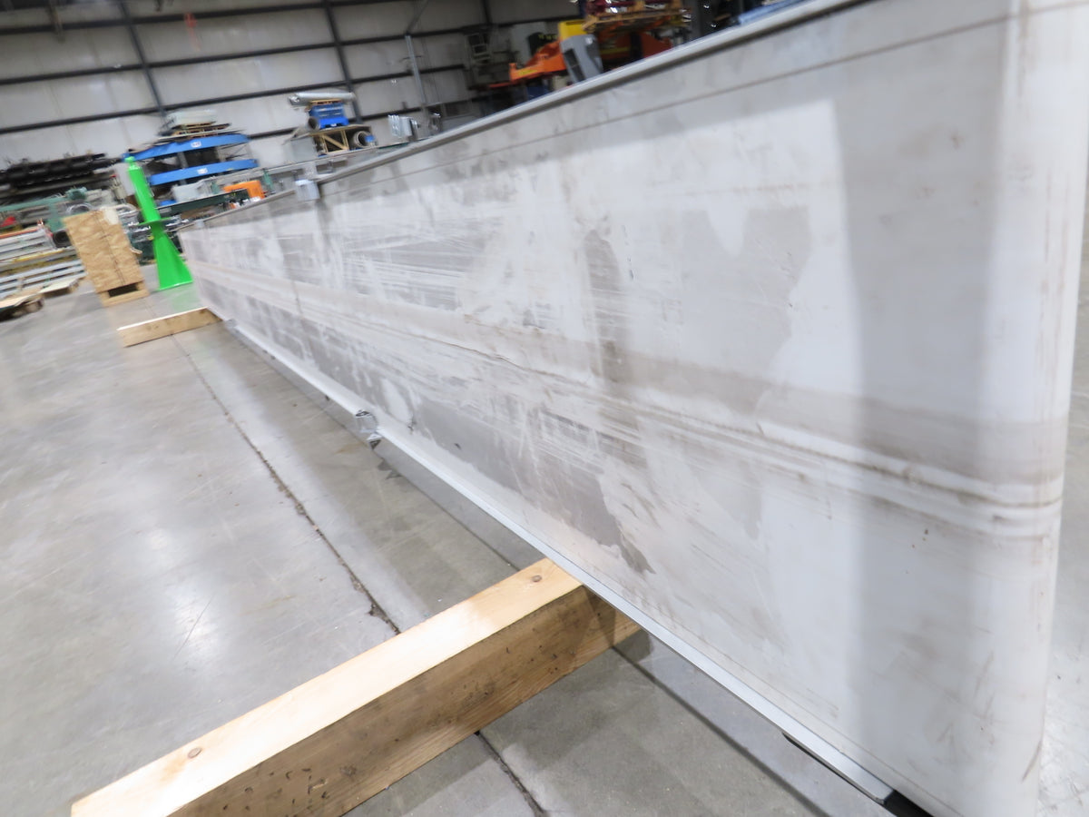 QC Industries 18"x 16'L Flat Belt Conveyor Automation Series  -No Drive Motor