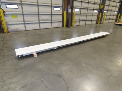 QC Industries 18"x 16'L Flat Belt Conveyor Automation Series  -No Drive Motor