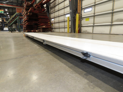 QC Industries 18"x 16'L Flat Belt Conveyor Automation Series  -No Drive Motor