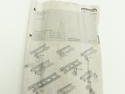 Rexroth CS: 240-2540-18M BS2 Transverse Belt Conveyor 240mm x 2540mm R980802873