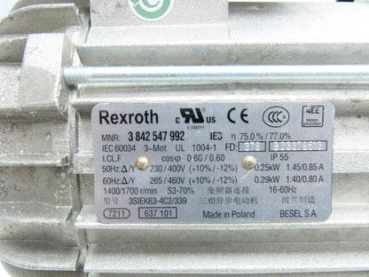 Rexroth CS: 240-2540-18M BS2 Transverse Belt Conveyor 240mm x 2540mm R980802873