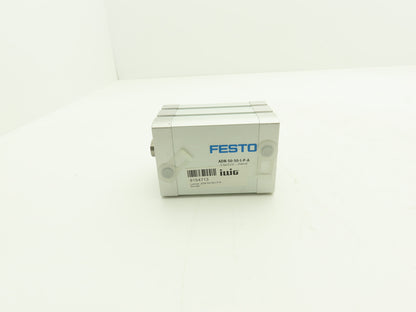 Festo ADN-50-50-I-P-A-S6 Pneumatic Air Cylinder 50mm Bore 50mm Stroke 145PSI