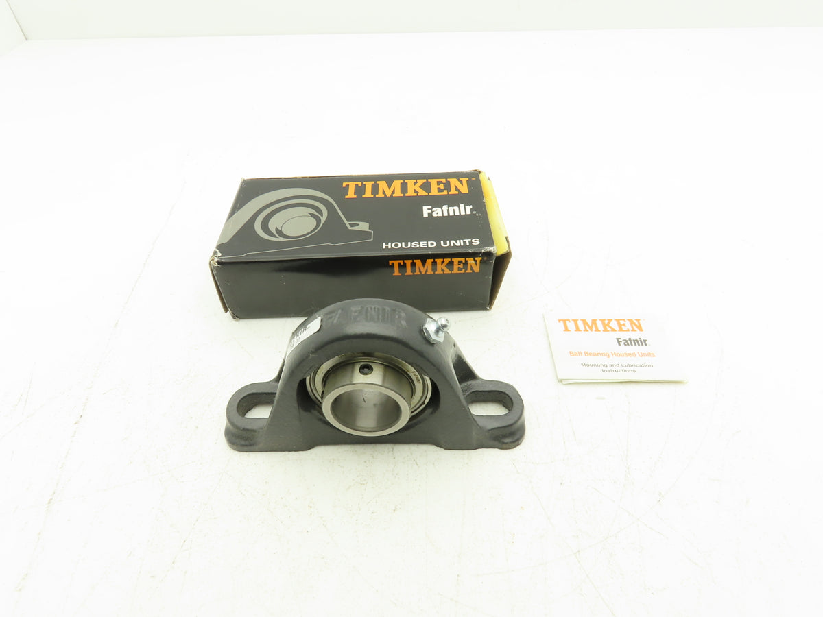 Fafnir Timkin YAK 30 Pillow Block Bearing 30mm P2B-SCB-30M NPL-206 Set Screw