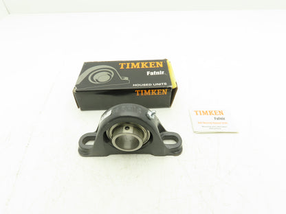 Fafnir Timkin YAK 30 Pillow Block Bearing 30mm P2B-SCB-30M NPL-206 Set Screw