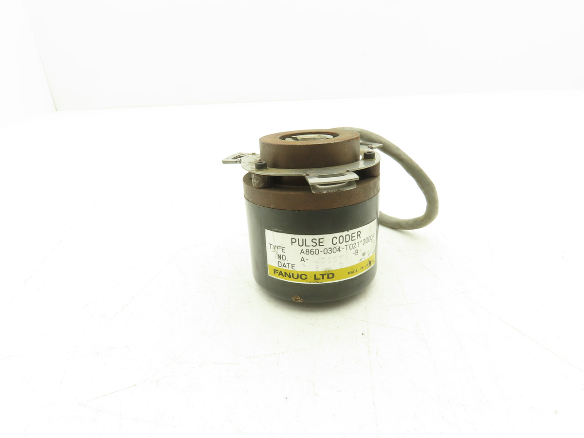 Fanuc A860-0304-T021-2000P Pulse Coder Rotary Encoder Hollow Tapered Shaft