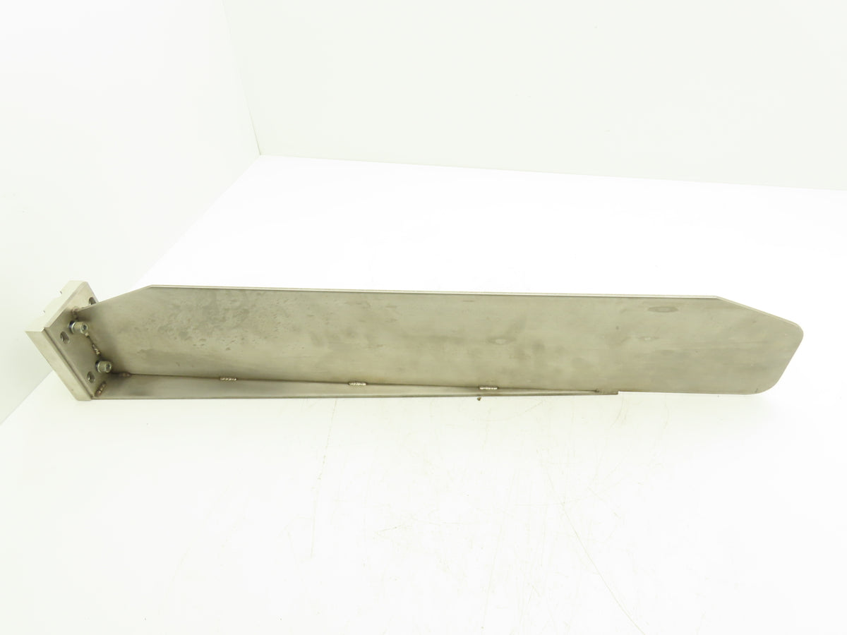 Loveshaw Stainless Steel T-Rail for Packing Anvil Table Box Erecting Platform
