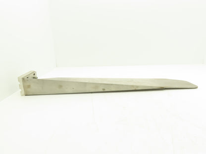 Loveshaw Stainless Steel T-Rail for Packing Anvil Table Box Erecting Platform