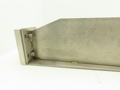 Loveshaw Stainless Steel T-Rail for Packing Anvil Table Box Erecting Platform