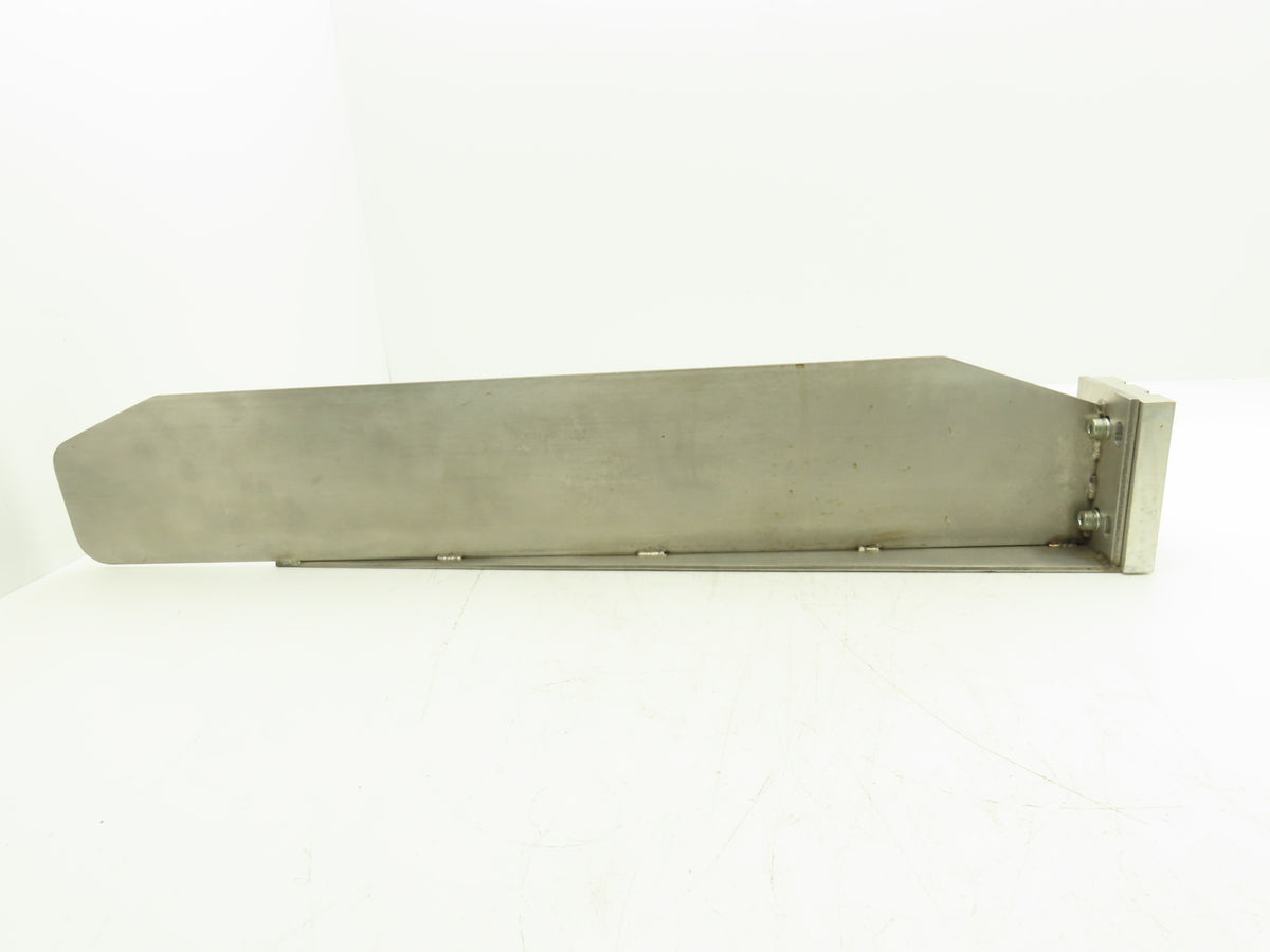 Loveshaw Stainless Steel T-Rail for Packing Anvil Table Box Erecting Platform