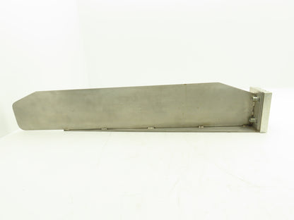 Loveshaw Stainless Steel T-Rail for Packing Anvil Table Box Erecting Platform
