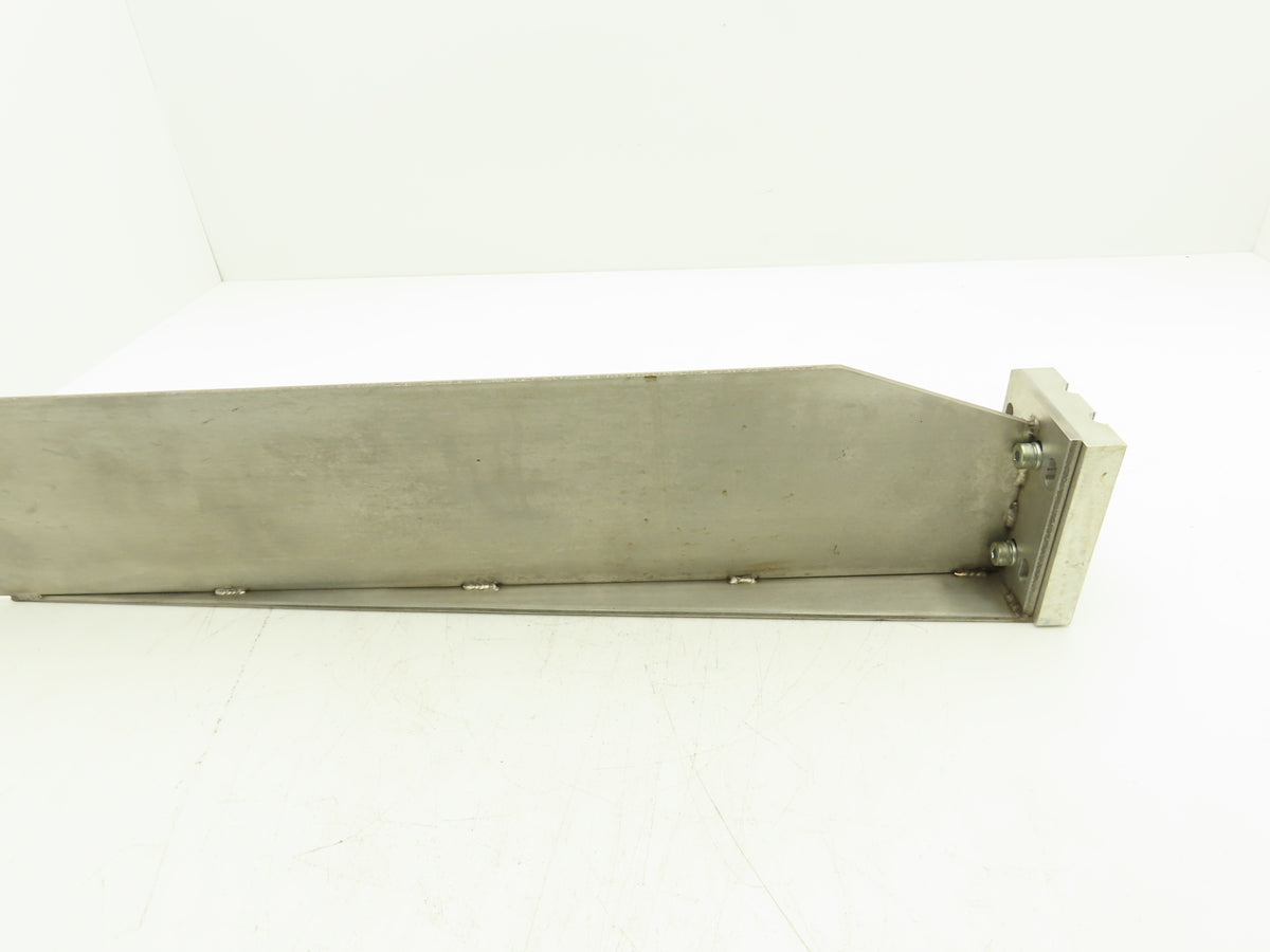 Loveshaw Stainless Steel T-Rail for Packing Anvil Table Box Erecting Platform