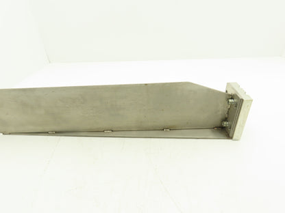 Loveshaw Stainless Steel T-Rail for Packing Anvil Table Box Erecting Platform