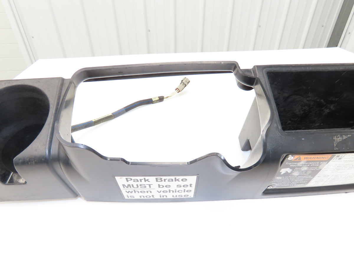 Hyster E50XN-33 Forklift Dash Plastic Shroud Cover With Cupholders