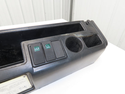 Hyster E50XN-33 Forklift Dash Plastic Shroud Cover With Cupholders