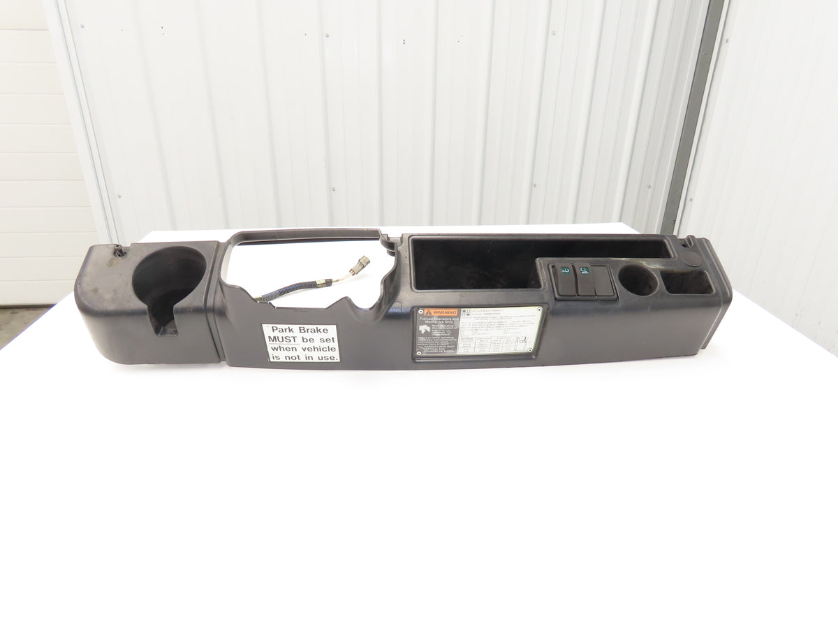 Hyster E50XN-33 Forklift Dash Plastic Shroud Cover With Cupholders
