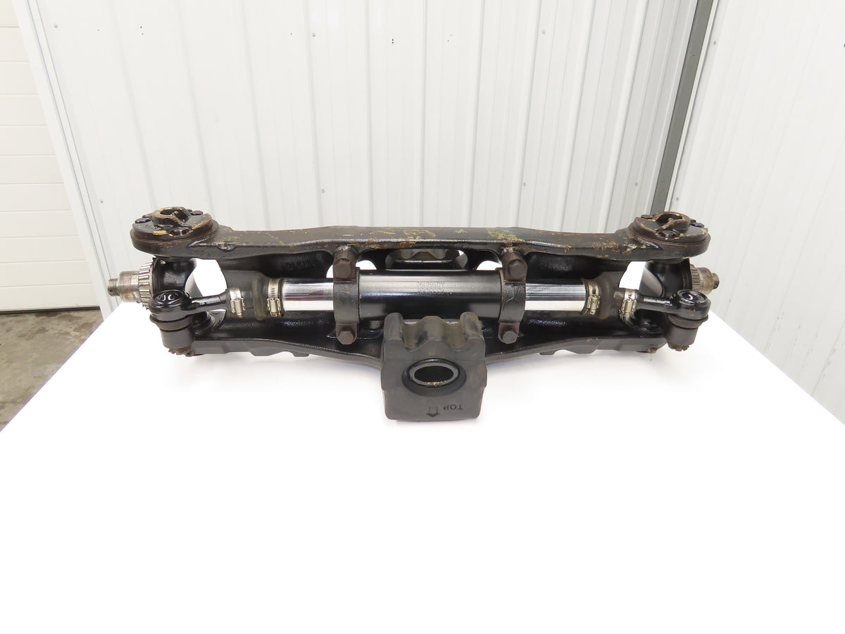 Hyster E50XN-33 Electric Forklift Rear Axle Dual Hydraulic Steering Assembly