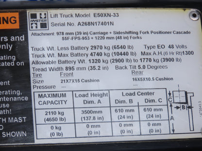 Danaher 8536818 Vehicle Master Controller Rev 0 Off E50XN-33 Forklift