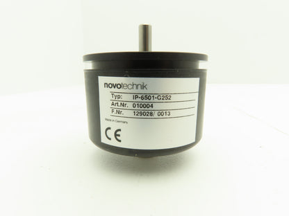 Novotechnik 010004 IP-6501-G252 Rotary Potentiometer Angle Sensor 90° 2.5k Ohm