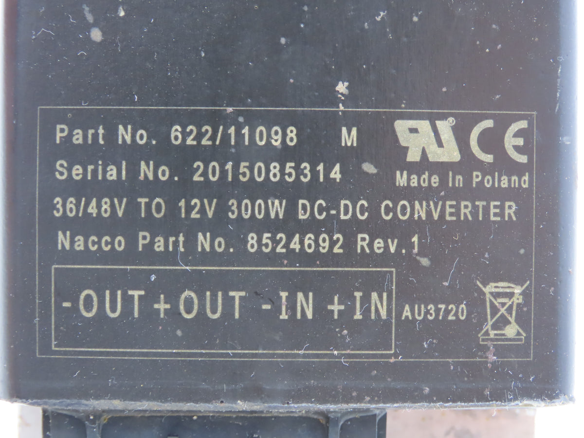 Sevcon 622/11098 Power Converter 36/48VDC To 12VDC Off E50XN-33 Forklift