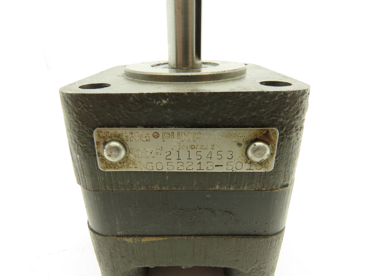 Viking G053213-5010 Hydraulic Gear Pump Had Repair, Likely Needs Repair