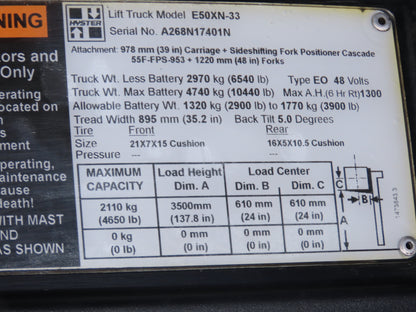 Hyster E50XN-33 Electric Forklift Parking Brake Assembly