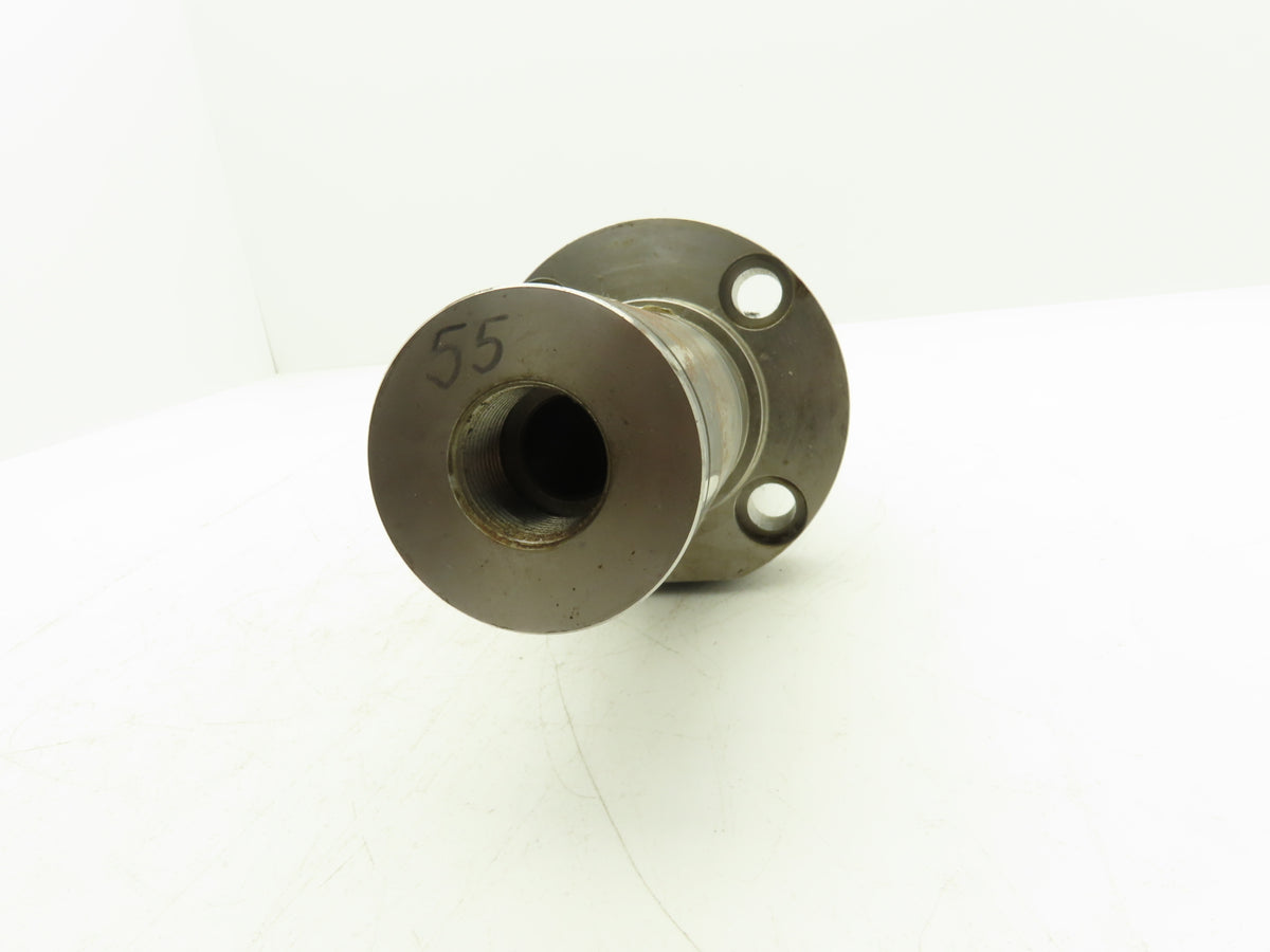208878 Lower Platen Bearing Pin Flanged Steel Pivot Pin Industrial Press Part