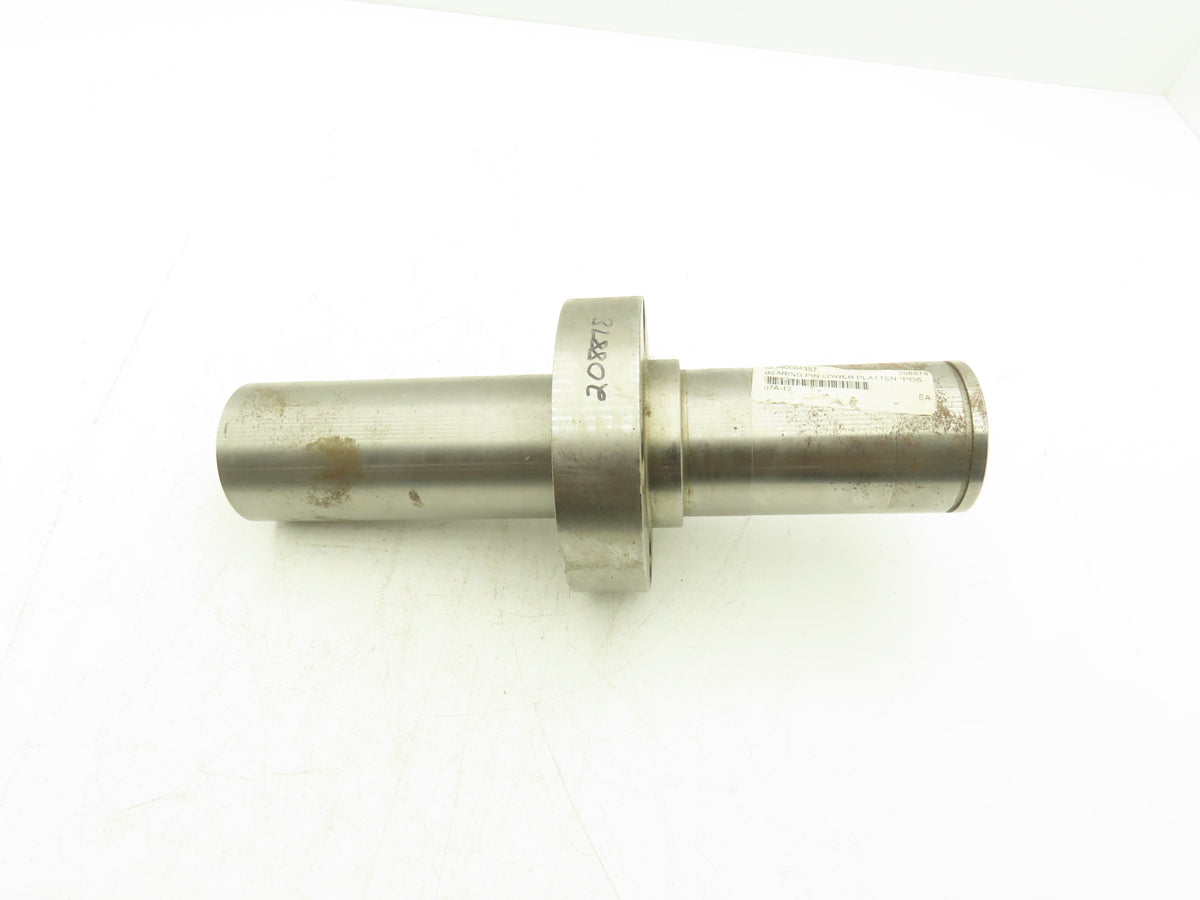 208878 Lower Platen Bearing Pin Flanged Steel Pivot Pin Industrial Press Part