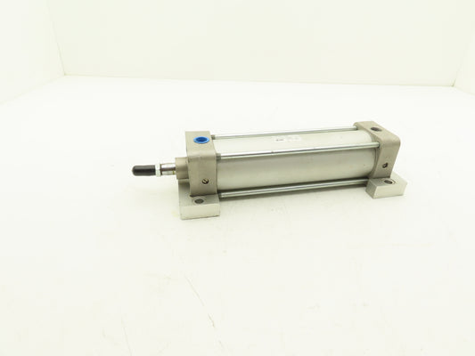 SMC NCA1S250-0700N Pneumatic Air Cylinder 2.5" Bore 7" Stroke 250psi Side Lug