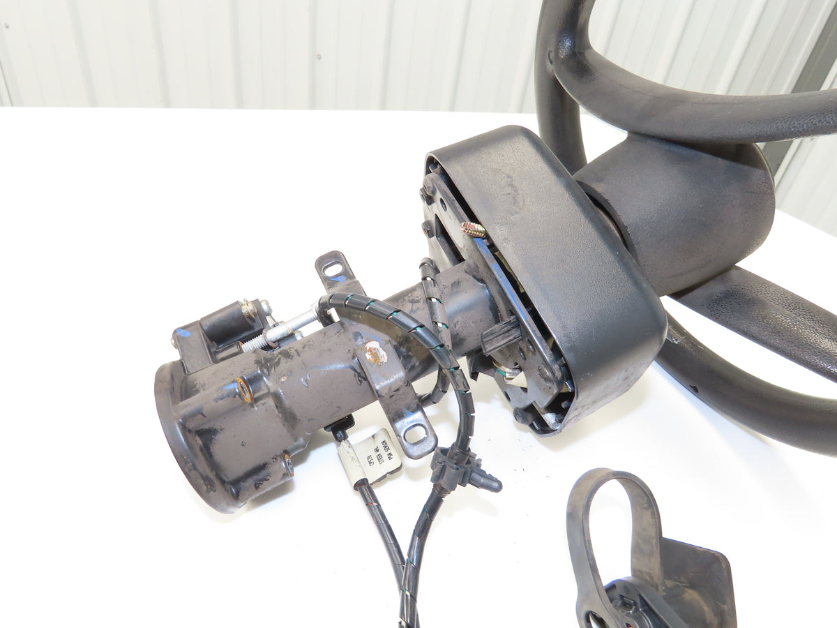 Hyster 8808585 Forklift Steering Wheel & Bracket Assembly Removed From E50XN-33