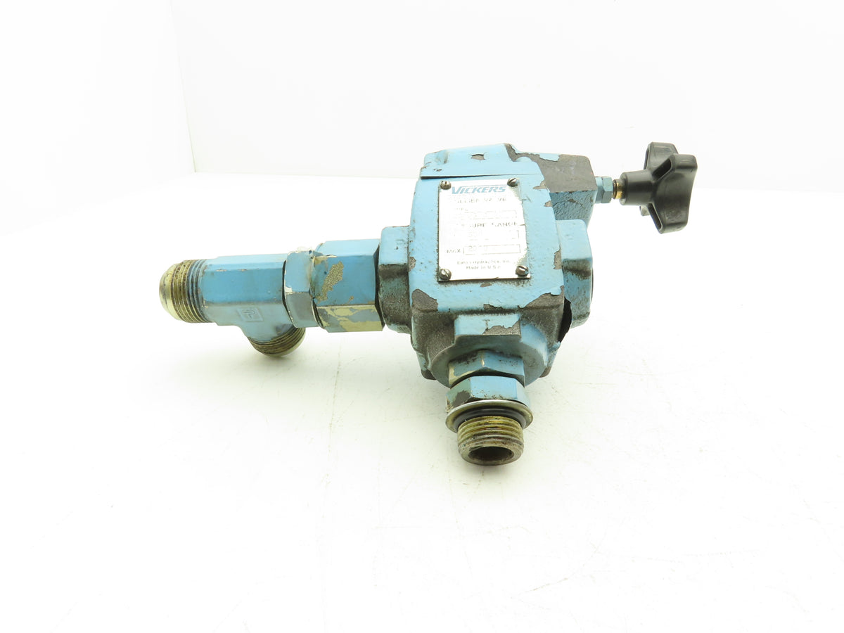 Vickers CS 06 C 50 Hydraulic Relief Valve 500-2000 PSI Adjustable Eaton