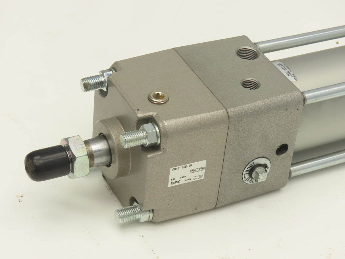 SMC CNA2D63-1000-D Rod Lock Air Cylinder 63mm Bore 1000mm Stroke CNA2-D63-UA