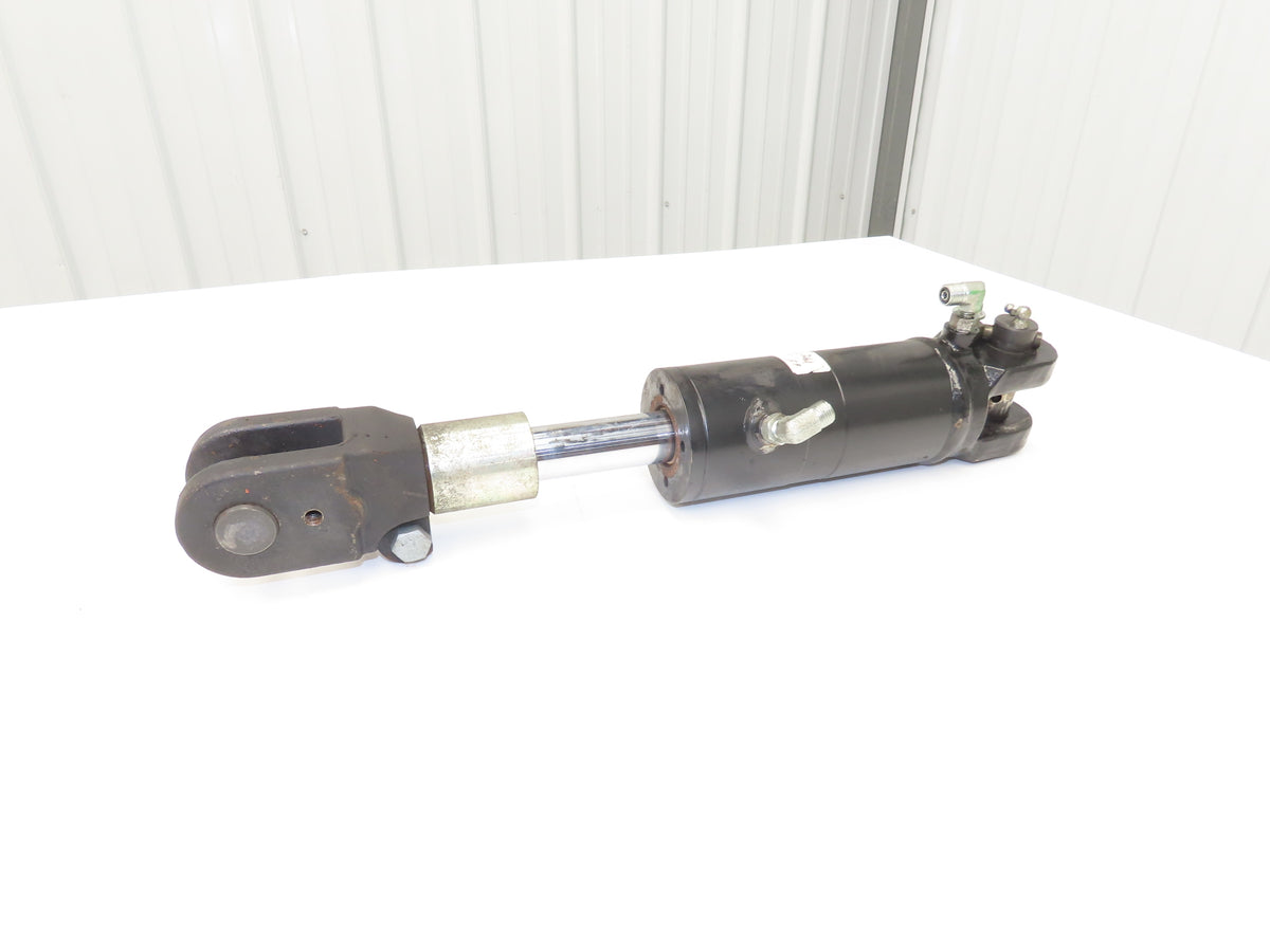 Hyster 8601551 Hydraulic Forklift Tilt Cylinder Removed From E50XN-33 Forklift