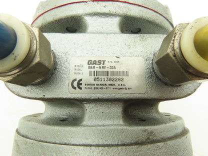 Gast 8AM-NRV-32A Pneumatic Air Motor 5Hp 2500 RPM 100 PSI 175 CFM 145TC
