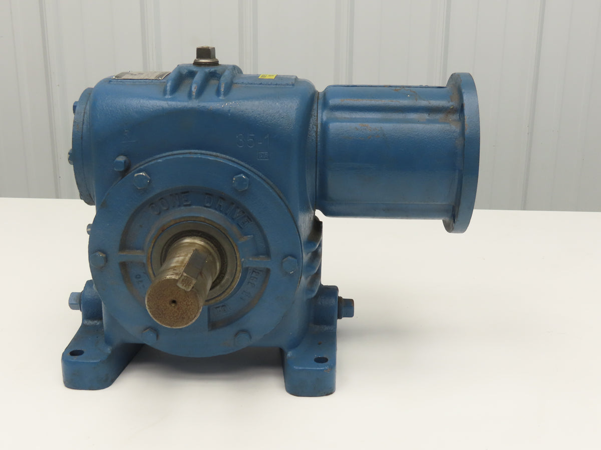 Cone Drive MH035-1 Worm Gearbox 60:1 Ratio 29rpm 2.15Hp LH 140TC