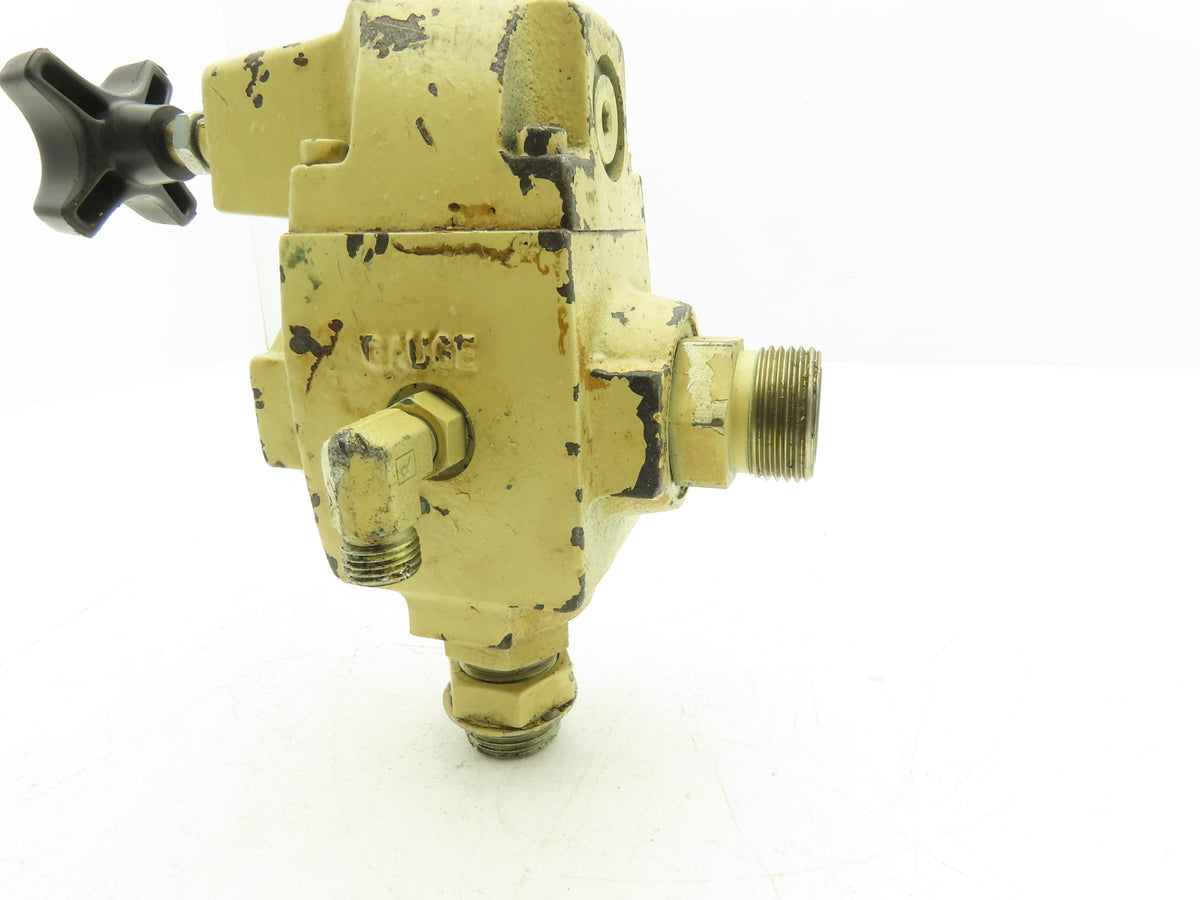 Vickers CS 06 F 50 Hydraulic Relief Valve 1500-3000 PSI Adjustable Eaton
