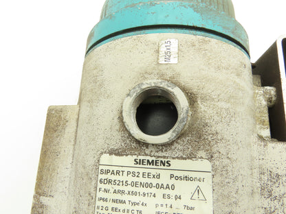 Siemens 6DR5215-0EN00-0AA0 Electro Pneumatic Valve Positioner SIPART PS2 EExd