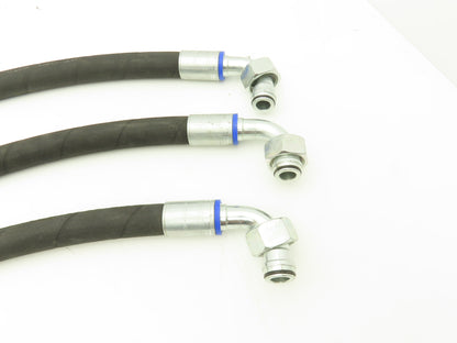 illig 1500 PSI 3/4" Hydraulic Hose 1SN DN20 x 930mm M30x2 Threads Lot of 3