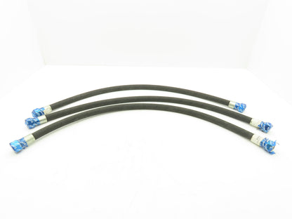 illig 1800 PSI 5/8" Hydraulic Hose 900MM Length M24x1.5 Threads Lot of 3