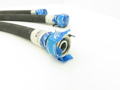 illig 1800 PSI 5/8" Hydraulic Hose 900MM Length M24x1.5 Threads Lot of 3