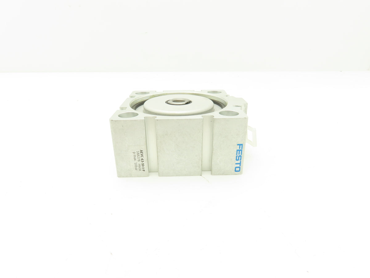 Festo 188278 Pneumatic Cylinder Short Stroke 10 mm G1 Female Port Aluminum Body