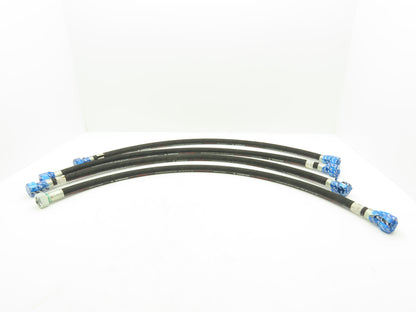 illig 5000 PSI 5/8" Hydraulic Hose 1000MM Length M32x2 Threads Lot of 4