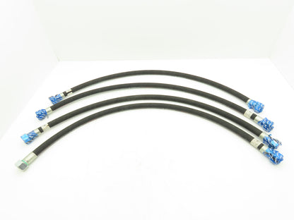 illig 5000 PSI 5/8" Hydraulic Hose 1000MM Length M32x2 Threads Lot of 4
