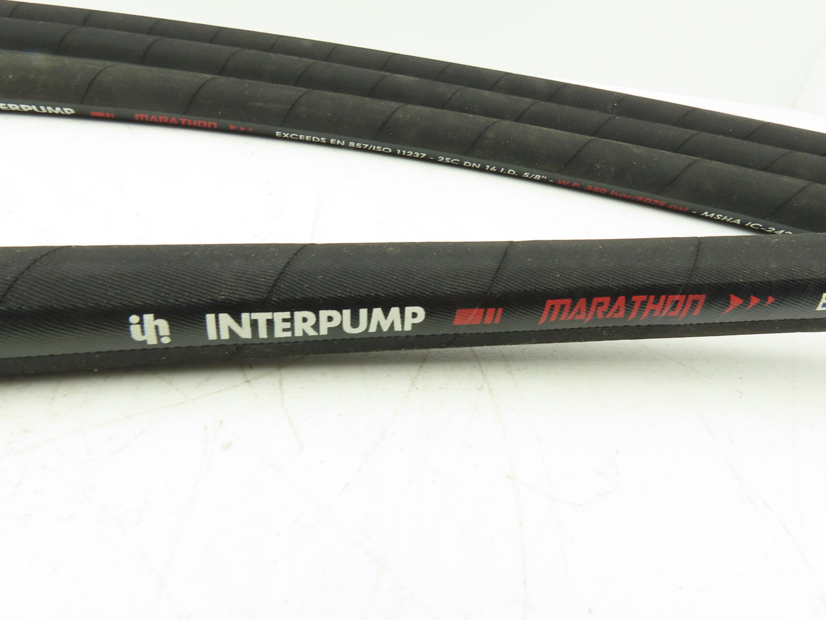 illig 5000 PSI 5/8" Hydraulic Hose 1000MM Length M32x2 Threads Lot of 4