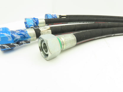 illig 5000 PSI 5/8" Hydraulic Hose 1000MM Length M32x2 Threads Lot of 4