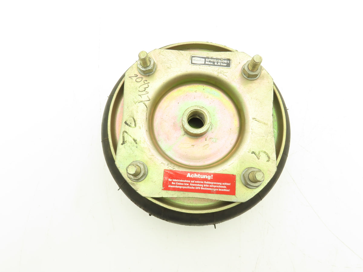 Martonair SPWG/30081 Pneumatic 8" Spring/Bellow Vibration Isolation 75mm Stroke