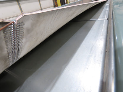 Hytrol 16"x 10' Slider Bed Conveyor 10"Belt 1Hp 230/460V 3PH Center Drive 66FPM