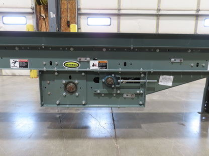 Hytrol 16"x 10' Slider Bed Conveyor 10"Belt 1Hp 230/460V 3PH Center Drive 66FPM