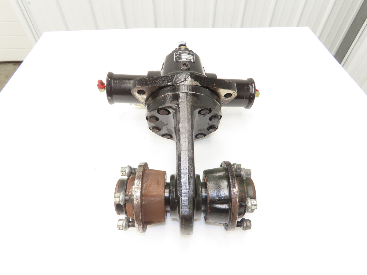 Hyster 524148580 Dual-Wheel Rear Steer Axle Assembly Off E40HSD Forklift
