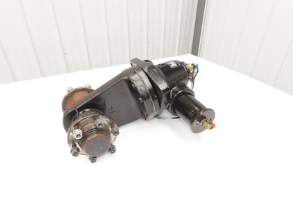 Hyster 524148580 Dual-Wheel Rear Steer Axle Assembly Off E40HSD Forklift